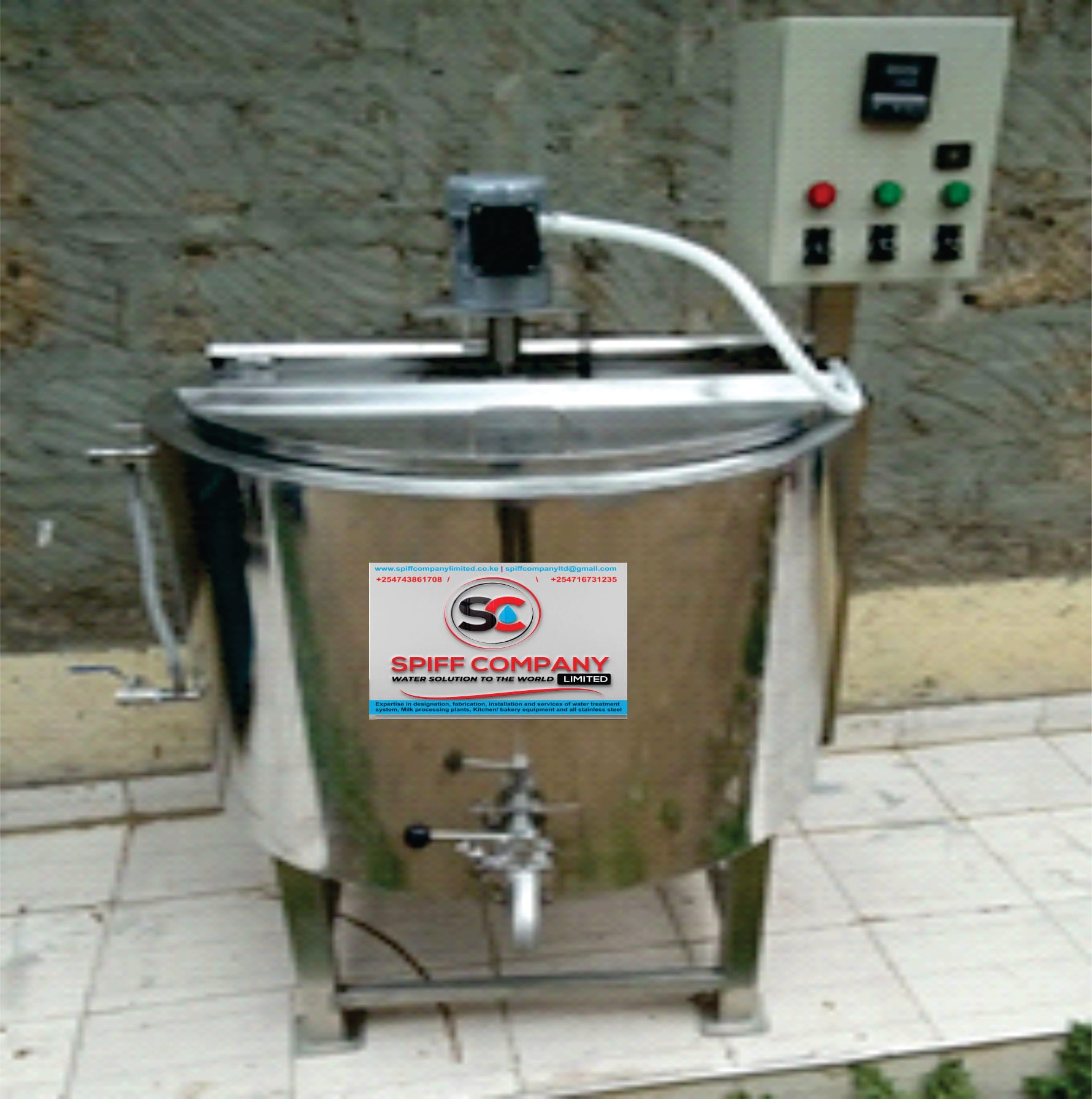Milk Pasteurizer 300LTRs